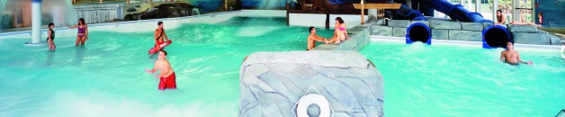The Indoor Wave Pool at the Cape Codder Resort