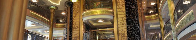 the lobby of the Disney Fantasy