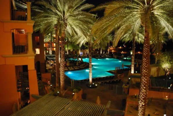 VIew of a pool at the Fairmont Scottsdale Princess 