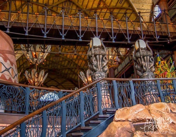 Lobby at the Animal Kingdom Resort 