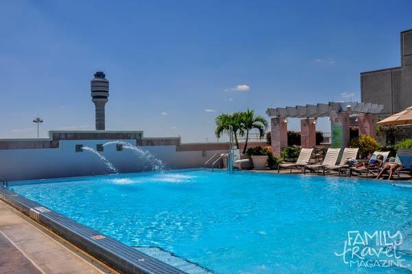 The pool at the Hyatt at the Orlando International Airport