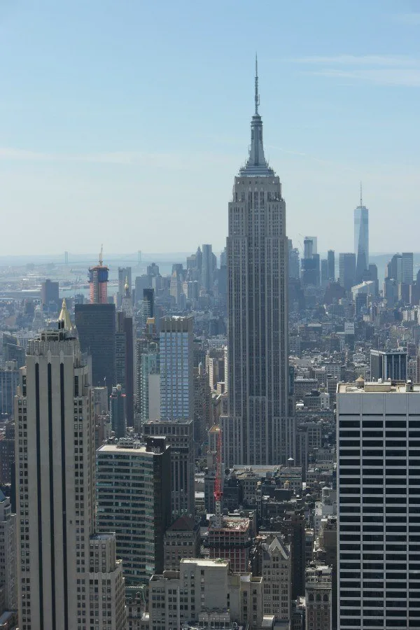 Empire State Building in the skyline 