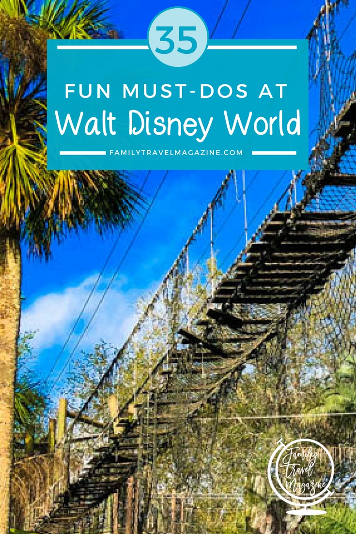 There are so many fun things to do at Walt Disney World for adults and kids that it can be hard to know which to do while on vacation. Check out our list of 35 Must-Dos at Disney including tips, activities, food, shopping, special events, and more!