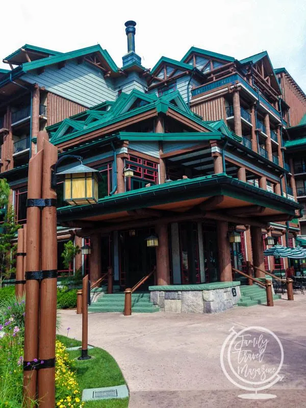 The Exterior of Disney's Wilderness Lodge