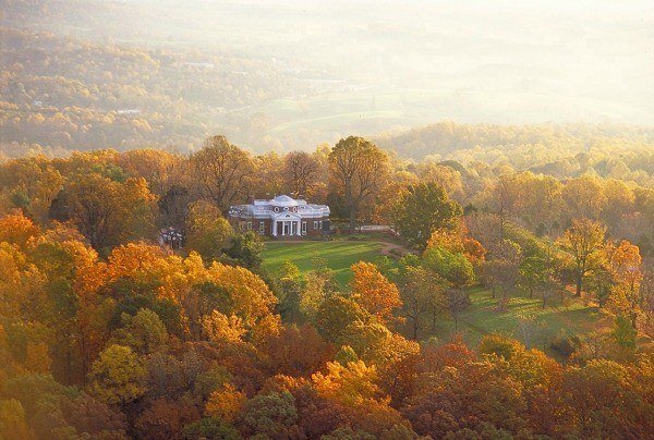 Photo of Monicello courtesy of www.visitcharlottesville.org