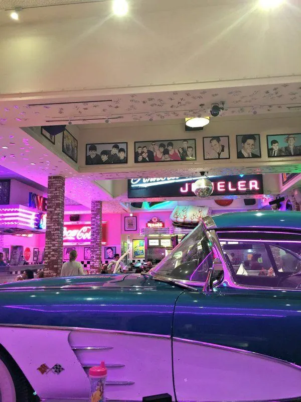 The Corvette Diner in San Diego