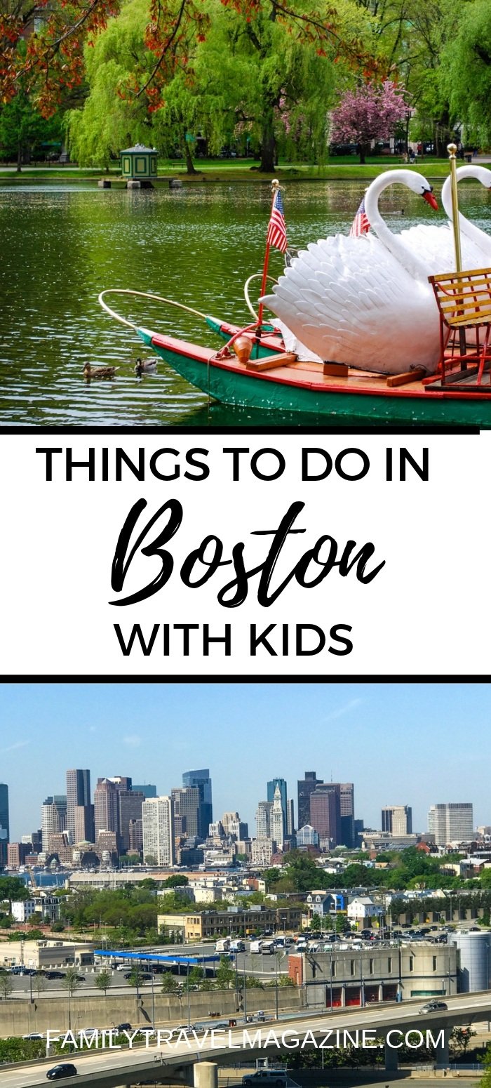 Things to do in Boston with kids including visiting Fenway Park, exploring the different museums, and learning about US history.
