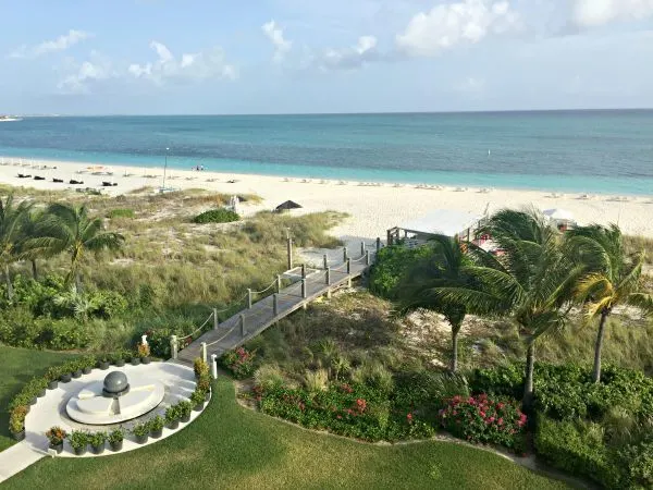 View of the beach 