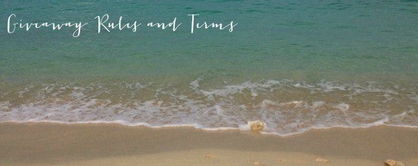 Giveaway Rules and Terms