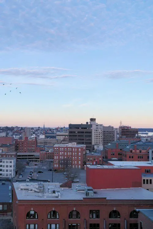 View from the Westin Portland Maine