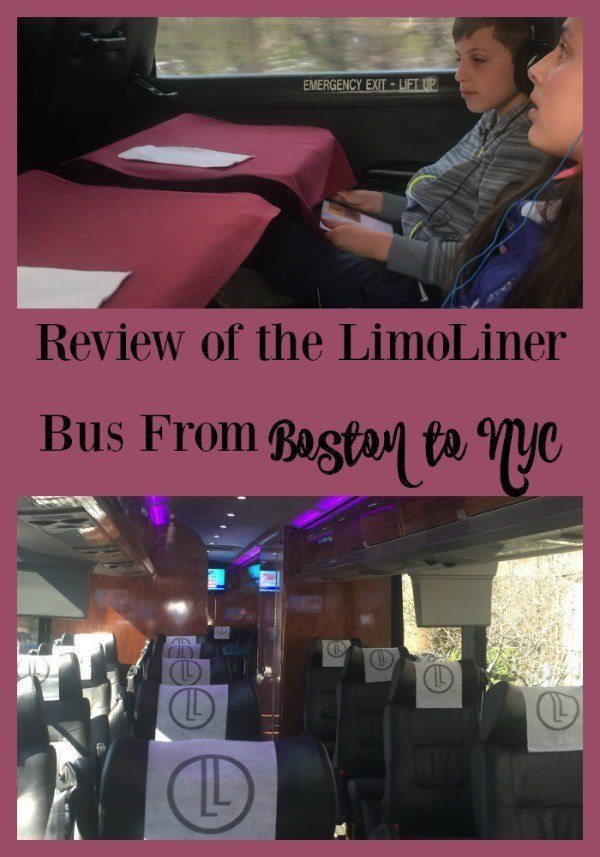 Review of the LimoLiner Bus from Boston to NYC
