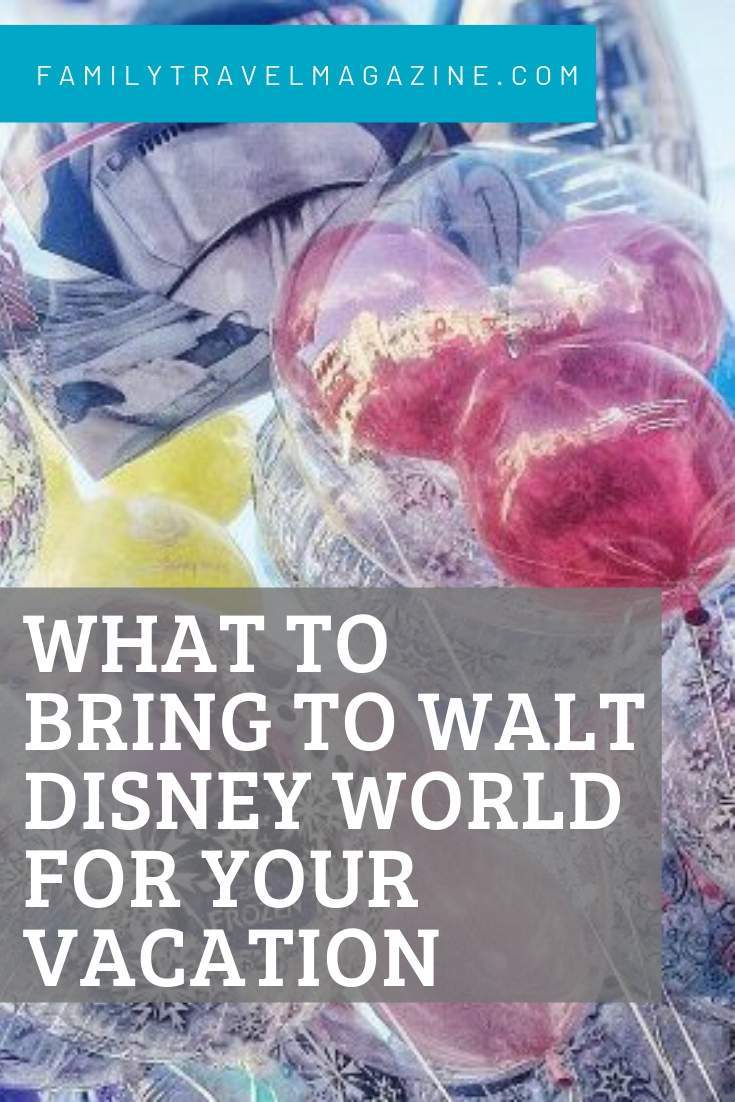 What to bring to Disney World on your family vacation, including autograph books, backpacks, water bottles, costumes, and more. 