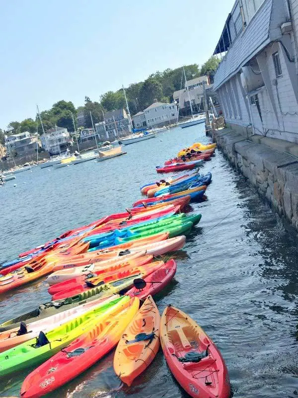 Kayaks in Rockport