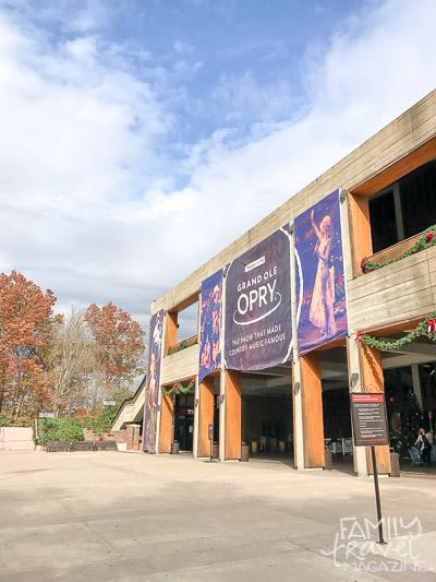 The exterior of the Grand Ole Opry