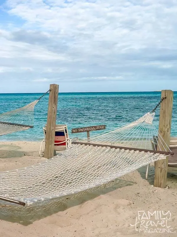 Hammocks on the beach 