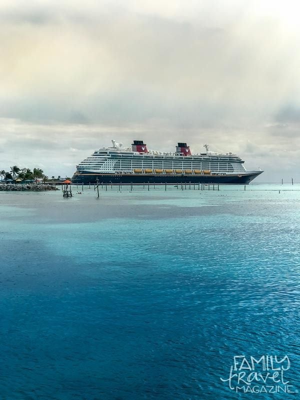 Disney Cruise Line ship docked