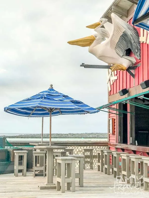 Beach bar at Castaway Cay 