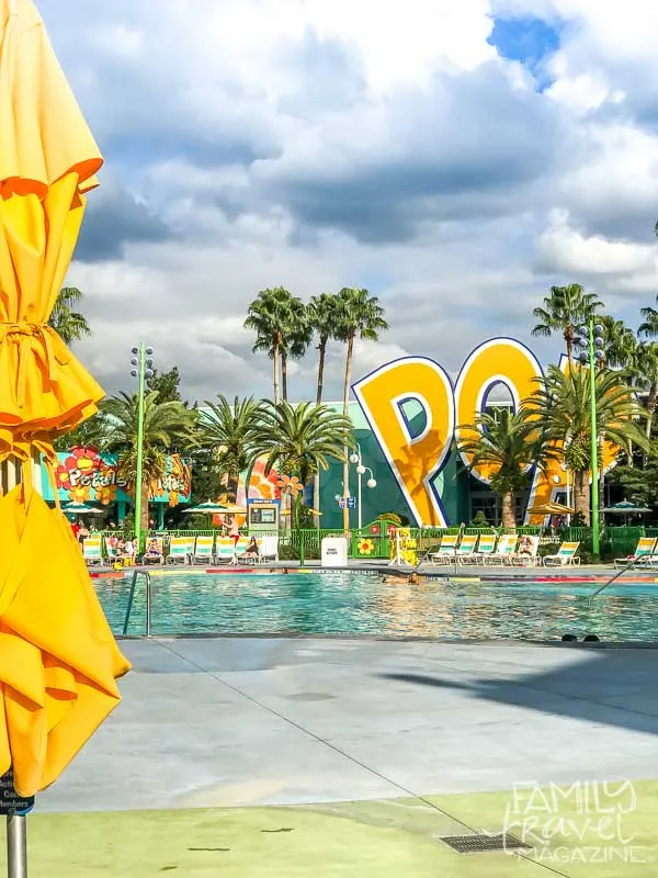 The main pool at Pop Century