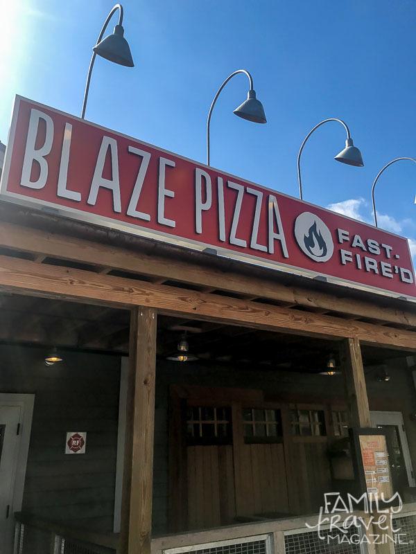 Blaze pizza entrance
