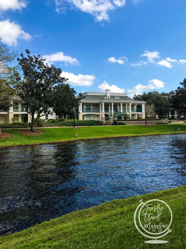 Port Orleans Riverside from the River