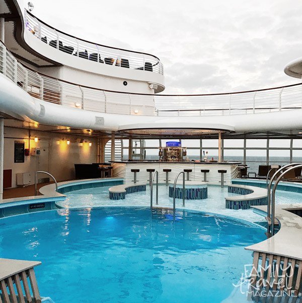 Adult pool on the Disney Cruise Line 