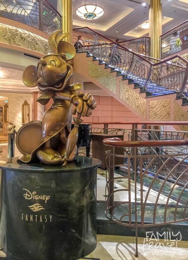 Minnie statue in lobby