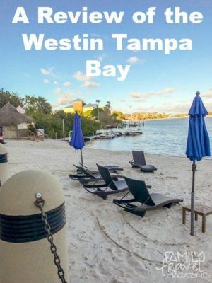 A review of the Westin Tampa Bay, a family-friendly hotel located in Tampa and convenient to Clearwater Beach and Busch Gardens Tampa Bay.