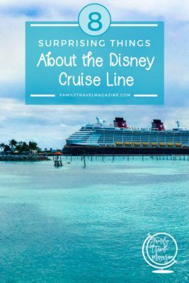 8 Surprising Things About the Disney Cruise Line, including fish extenders, fine dining, rotational dining, and on-board booking benefits. 