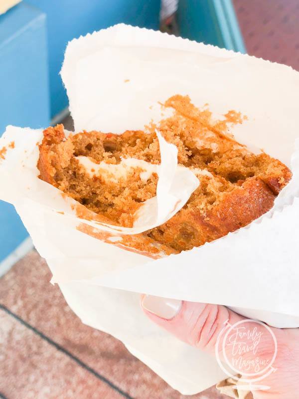 A carrot cake cookie at Walt Disney