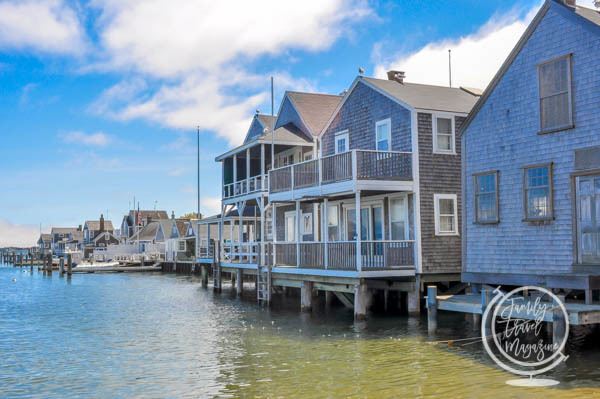 Houses by the ocean in Nantucket