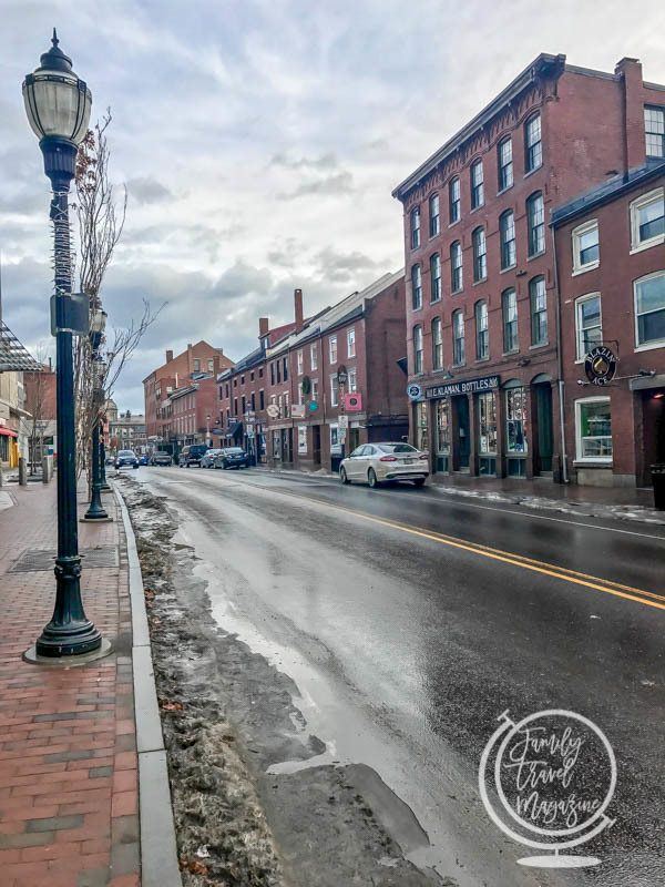 Street in Portland Maine 