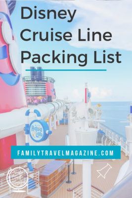 Disney Cruise Packing List, including things you'll want to include in your day bag and things you'll need for cold weather and warm weather destinations. 