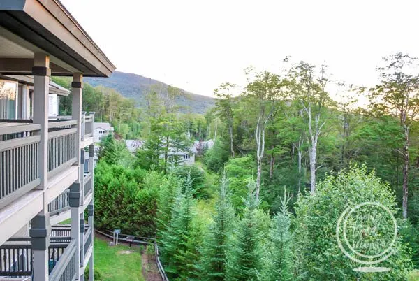 Smugglers Notch view from balcony 