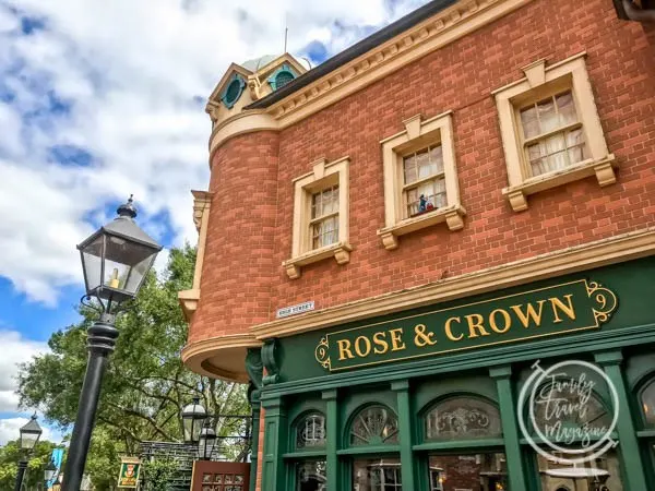 The Rose and Crown at Walt Disney World