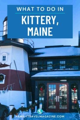 Restaurant with lighthouse at front entrance