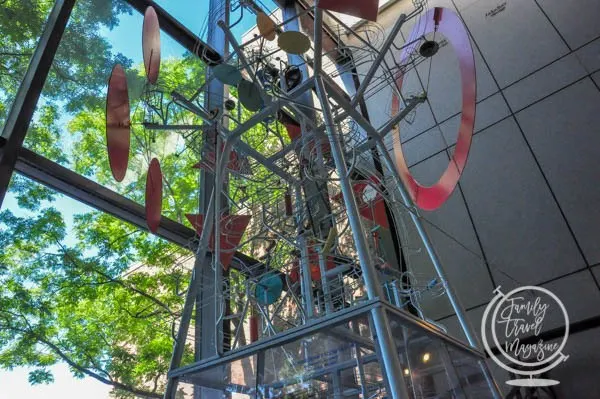 Sculpture at Boston museum of science