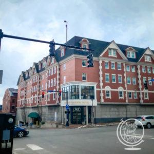 The Exterior of the Portland Harbor Hotel