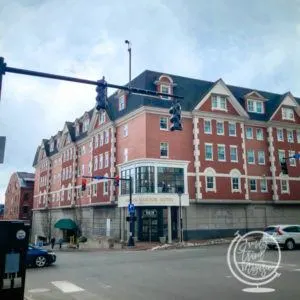 The Exterior of the Portland Harbor Hotel