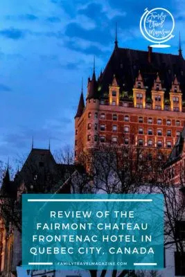 A review of the Fairmont Chateau Frontenac in Quebec City, Canada, a luxurious hotel located right in Old Quebec on the St. Lawrence River. 