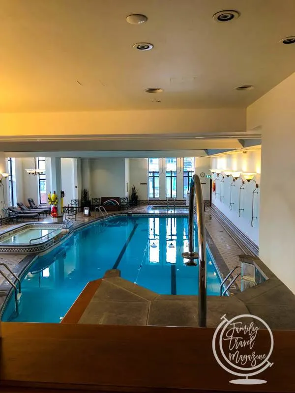 Pool at the Chateau Frontenac