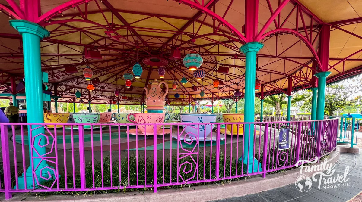 Tea cups ride at Walt Disney World