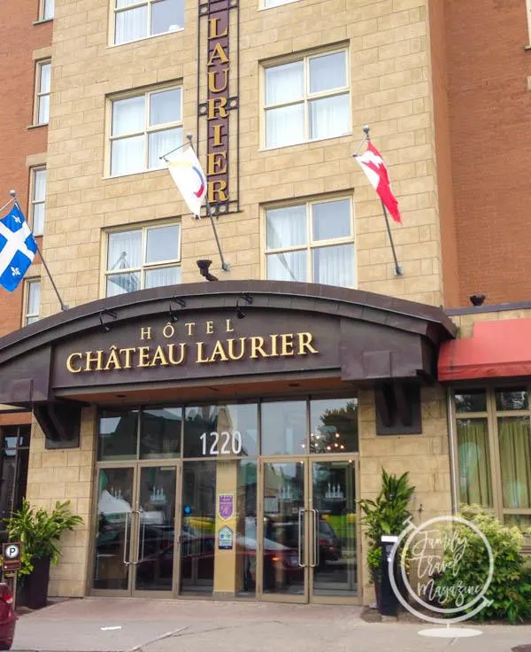 The exterior of the Hotel Chateau Laurier