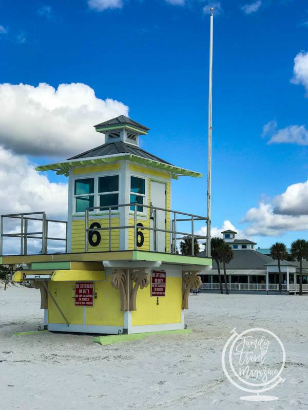 Clearwater Beach lifeguard station