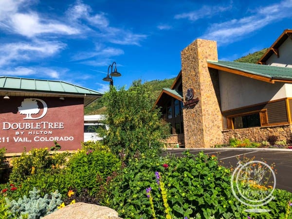 Outside the Doubletree in Vail