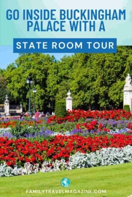 Gardens outside of Buckingham Palace