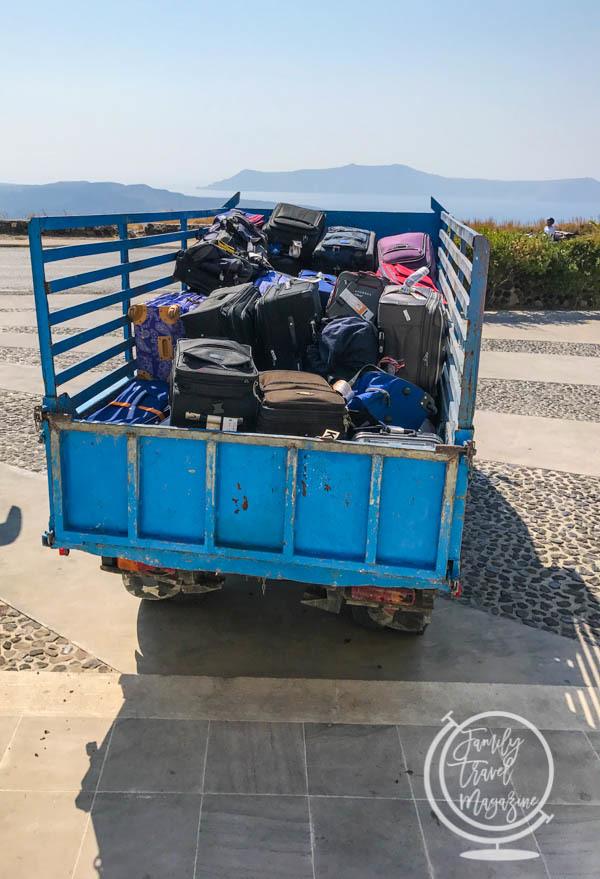 Luggage handling in Greece
