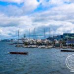 The Boston waterfront