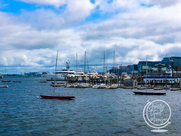 The Boston waterfront