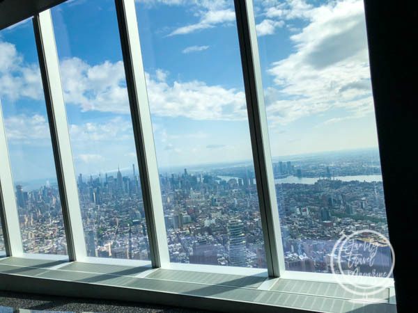 The observation deck from the One World Observatory