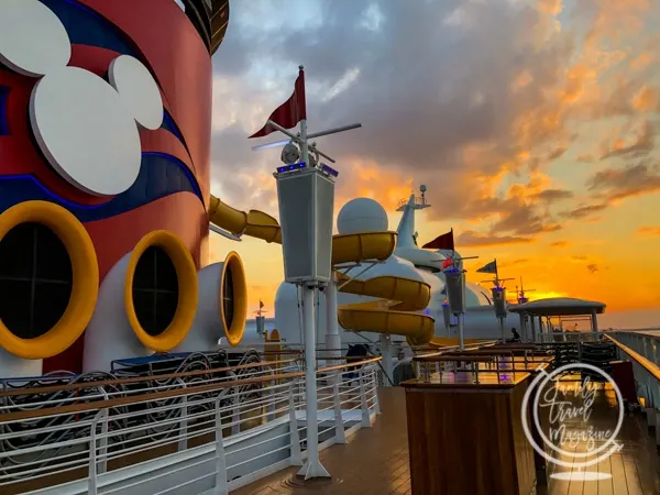 The Disney Magic at Sunset